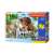 Castorland 100 piece puzzle for kids, Best Friends, horses and cat in a garden
