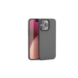 Black TPU phone case for iPhone 15 Plus, matte finish - XO