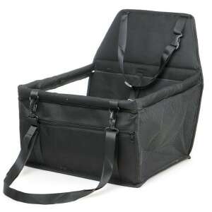 Fekete háziállat hordozó táska macskák és kutyák számára, biztonságos és kényelmes utazás a kedvencének - Hordozó, autós box kisállatoknak