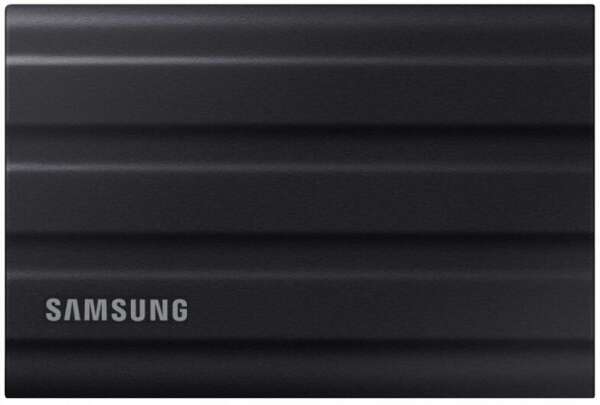Samsung ssd t7 shield external black, usb 3.2, 2tb