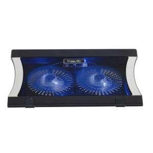Havit F2051 laptop hűtőpad két kék LED ventilátorral - Havit