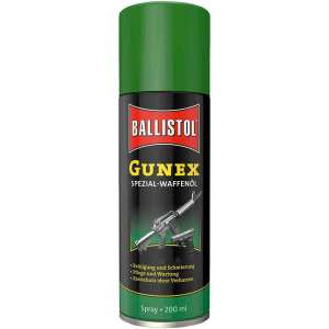 Ballistol Gunex Speciális Fegyverolaj, 200ml spray, fegyvertisztítás és karbantartás - Fegyvertisztító & Karbantartó szer