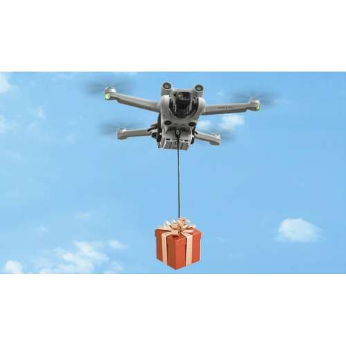 Futómű tehermentesítő rendszerrel DJI Mini 3 Pro drónhoz, LED lámpa