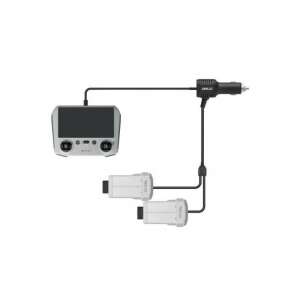 STARTRC car charger for DJI Mini 3 Pro and DJI Mini 3 drones, dual battery charging, fast charging, compatible with remote control - Drone accessory