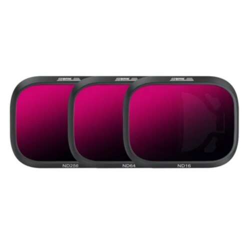 Set de filtre ND STARTRC pentru drona DJI Mini 3 Pro, include filtre ND16, ND64, ND256
