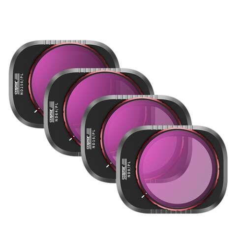 Set de filtre STARTRC ND4/PL, ND8/PL, ND64/PL, ND256/PL pentru dronă DJI Mini 4 Pro