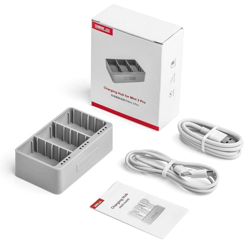 STARTRC Charging Hub for 3 Batteries, Compatible with DJI Mini 3 Pro/DJI Mini 4 Pro