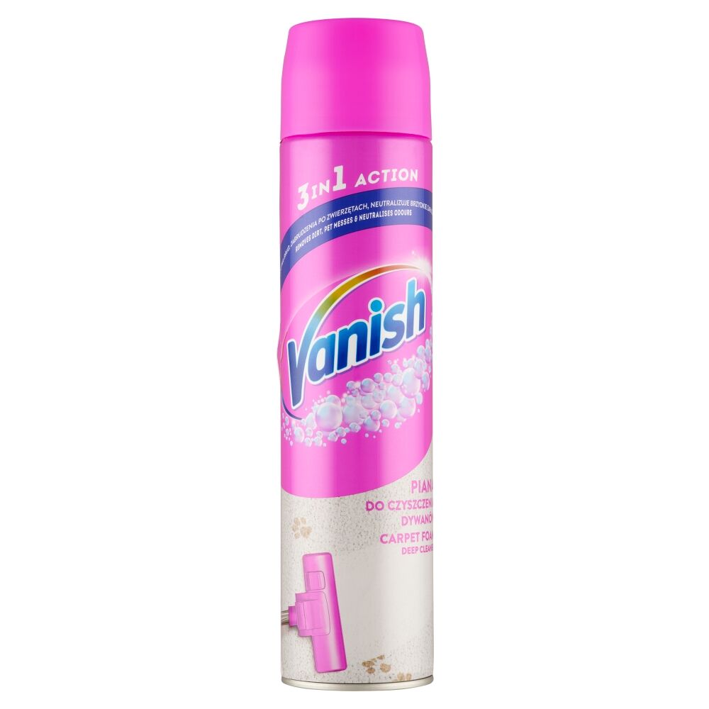E-shop Vanish 3v1 Action Pena na čistenie kobercov a čalúnenia 600ml