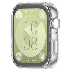 Tech-Protect Defense360 przezroczyste etui ochronne z tworzywa sztucznego i szkła do smartwatcha Huawei Watch Fit 3 - Etui do inteligentnych zegarków