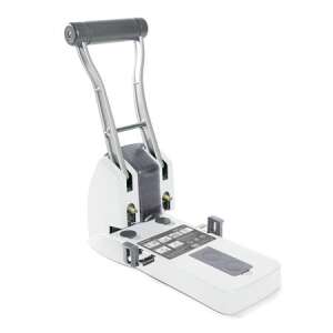 Rapesco Eco P2200 nagyteljesítményű kétlyukú lyukasztó, fehér, 150 lap - Rapesco