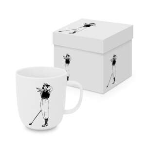 Atelier Golfeuse porcelán bögre golfos mintával, 0,4l, dobozban - Nonbrand Bögre