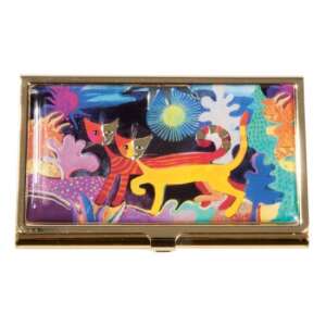 Rosina Wachtmeister - Macskás Névjegykártyatartó - Fém - 9,5x6cm