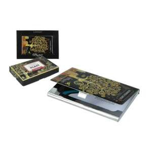 Klimt Életfa fém névjegykártya tartó - Okmány- & Kártyatartó