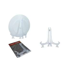 Műanyag tányértartó, 10cm, tányérok kiállításához - Tárolás & Rendszerezés