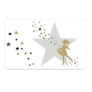 Make A Wish melamine tányéralátét, lány és csillagok mintával - Tányéralátét