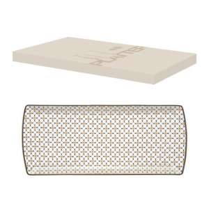 Charles porcelántálca geometrikus mintával, 35x15cm - Tálca