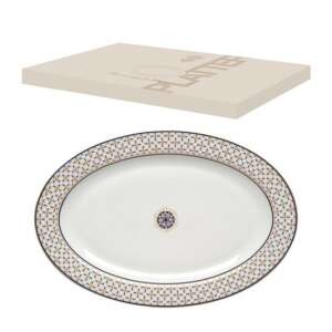 Charles porcelán ováltálca, 36x24,5cm, dobozban - Tálca