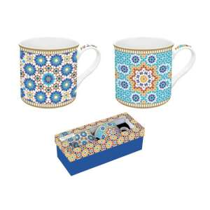 Atmosphere Marrakech 2 db-os porcelán bögre szett, 300ml, dobozban - Bögre