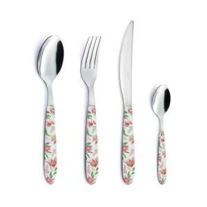 R2S.2271BOCH Botanic Chic evőeszköz készlet, rozsdamentes acélból műanyag nyéllel, 22,5cm - Evőeszköz