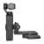 THD Osmo Pocket 2 camera clip mount for backpack, belt, DJI Osmo Action or GoPro Hero, side view