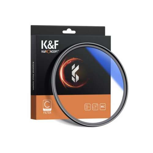 K&F Concept 72mm MC UV Filter, multi-coated, anti-reflective, waterproof, blue coating