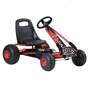 Timeless Tools Red Pedal Go-Kart for Kids - Go-Kart