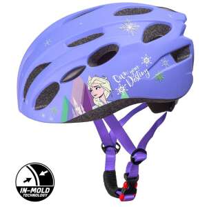 Dziecięcy kask rowerowy Disney Frozen, fioletowy z postaciami z Krainy Lodu, rozmiar M (52-56 cm) - Kask dziecięcy