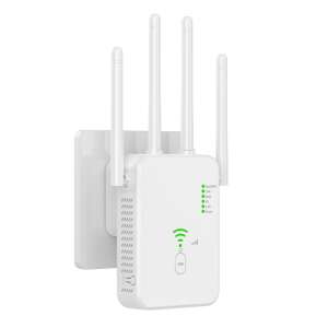 Urlant Wi-Fi Jelerősítő, 1200Mbps, 4 antenna, fehér - Jelerősítő