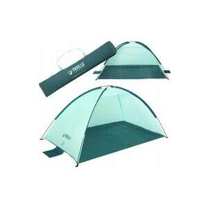 Trekker pop up beach tent, UV protection, blue and green, easy to assemble, portable - Beach Tent