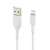 Belkin 15cm USB-A - Lightning kábel, fehér, mindkét vége látható