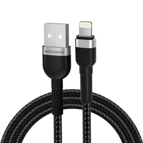 Kabel Wozinsky WNBAL1 USB-A - Lightning 2,4A, długość 1 m, czarny