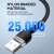 Wozinsky WNBAL1 2,4A USB-A auf Lightning Kabel, Nylon geflochtenes Material, Biegetest