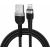 Wozinsky fekete fonott USB-A - Lightning kábel