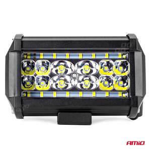 Amio LED pracovná lampa pre terénne vozidlá, ATV, SSV, 28 LED, 6500K, 9-36V, 136x80mm - AMiO