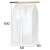 Clothes Protector Organizer, size 90 x 60 x 50 cm, transparent, fabric 133985170