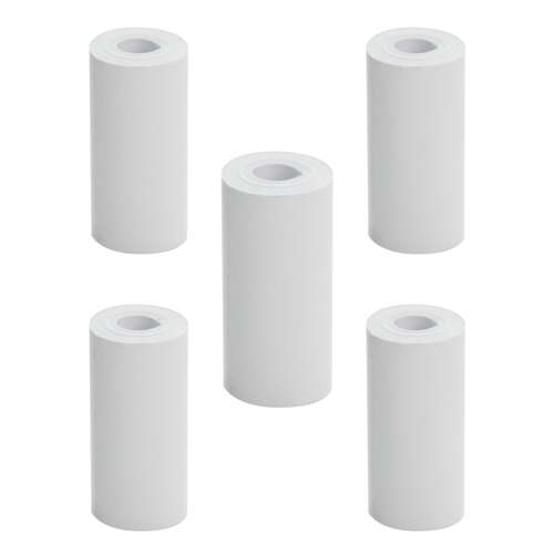 5-roll thermal paper set 57 x 26 mm, 6 m long, for EALMEU Simple mini printer