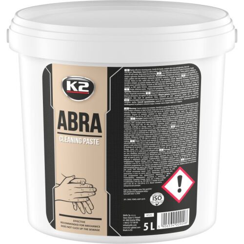 K2AUTO ABRA Kézmosó Paszta - 5 liter, Erős Tisztító Hatás 164353428 - Kézápolás és lábápolás