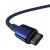 Közelkép a Baseus USB-C csatlakozóról, kék