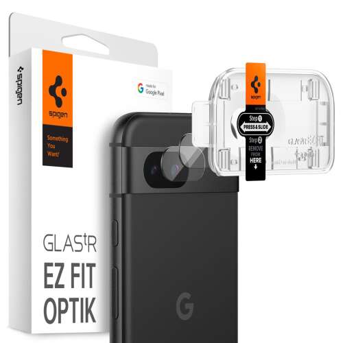 Folie de protecție pentru cameră Spigen Glas.tR Optik EZ FIT pentru Google Pixel 8a
