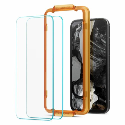 Spigen Glas.tR AlignMaster Folie de protecție ecran Google Pixel 8a cu cadru de instalare