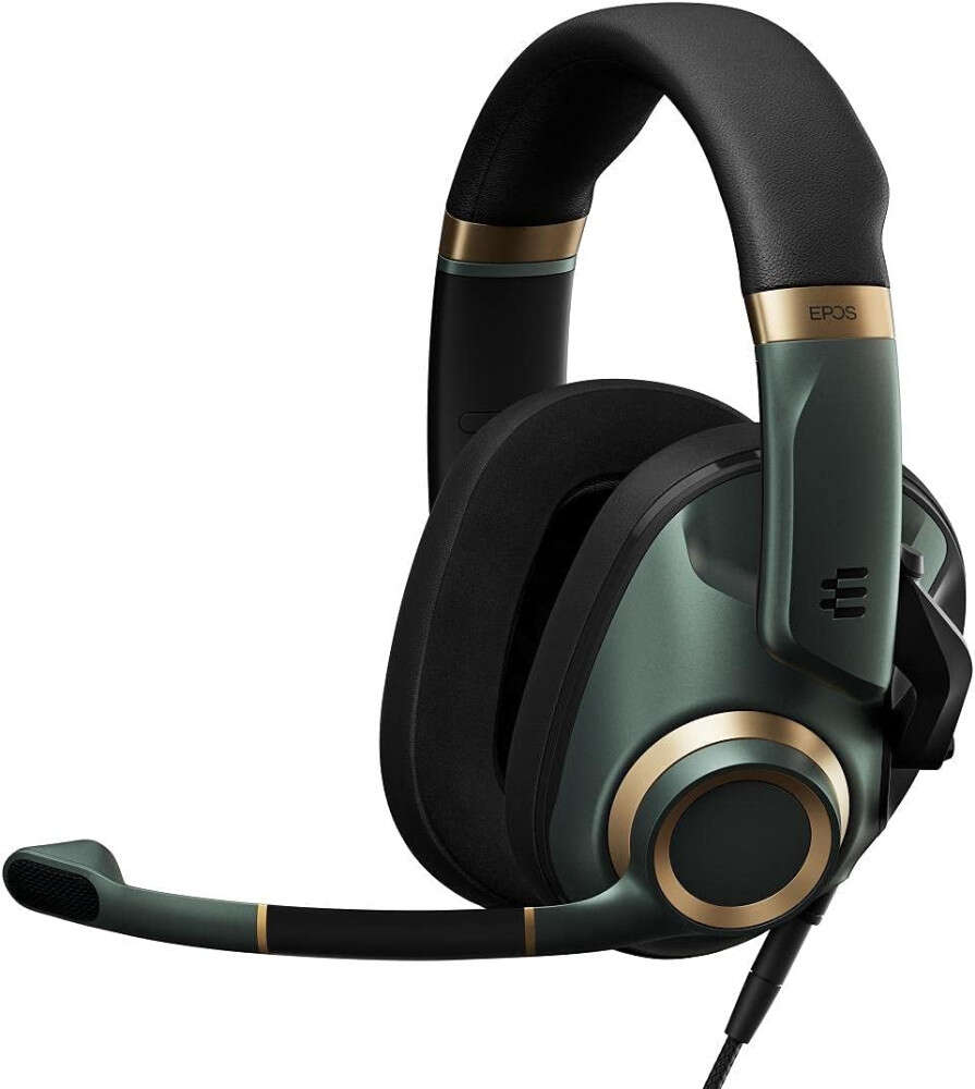 Sennheiser epos h6pro closed vezetékes gamer headset, zöld