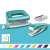 Set capsator și perforator Leitz Wow Mini Ice Blue