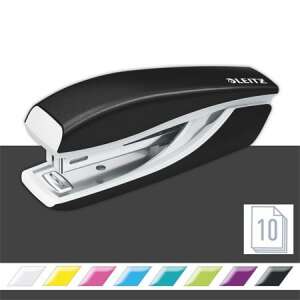 Leitz Nexxt Wow No. 10 Hefter, schwarz, 10 Blatt Kapazität - Heftgeräte, Heftklammern