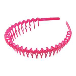 Crisalida pink plastic headband with comb, 2.7 cm wide - Hair Clip, Headband
