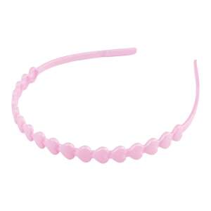 Pink plastic headband with heart design, Crisalida - Hair Clip, Headband