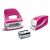 LEITZ "Wow" No.10, 10 sheets, pink electric stapler 80909648