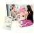 LEITZ Wow No.10 electric stapler, pink, 10 sheets capacity, in use