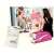 LEITZ "Wow" No.10, 10 sheets, pink electric stapler 80909648