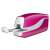 LEITZ Wow No.10 electric stapler, pink, 10 sheet capacity, open