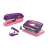 Rapid F5 Mini Hefter, FC10 Locher und Klammerentferner-Set, lila und rosa